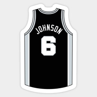 Avery Johnson San Antonio Jersey Qiangy Sticker